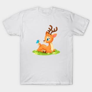 Deer illustration T-Shirt